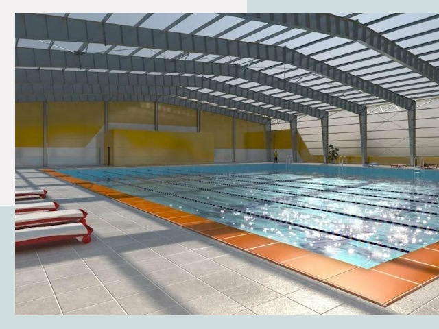 Строительство крытых бассейнов в Партизанске