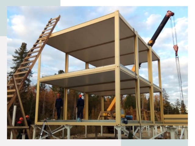 Строительство модульных здания Партизанск