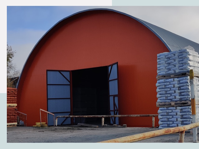 Полукруглые ангары по цене от 644 руб. в Партизанск