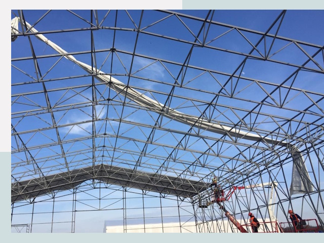 Шатровые ангары от 644 руб. в Партизанске и Приморском крае