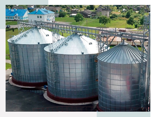 Металлические силосы в Партизанске