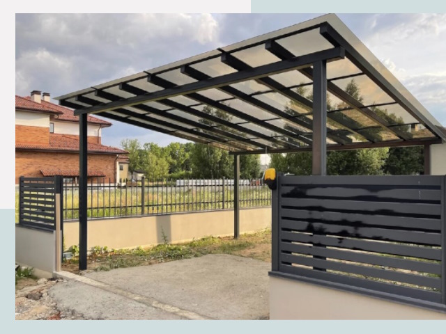 Металлические навесы в Партизанск от 644 руб. за м²