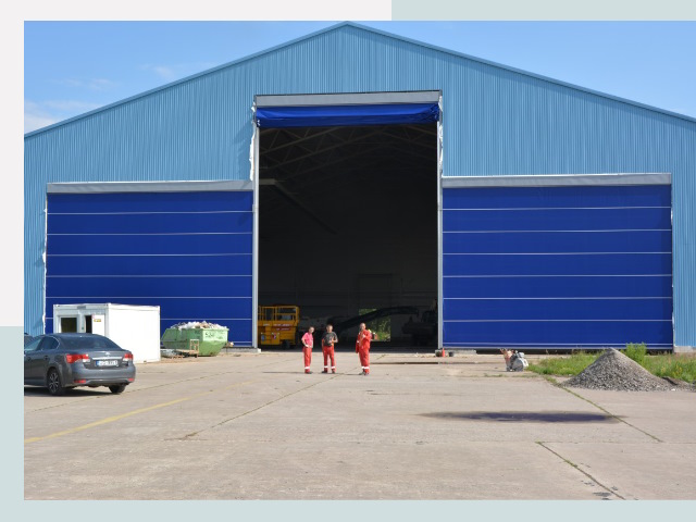 Ангарные ворота в Партизанск от СтальСтрой-Прт по цене 644 руб.