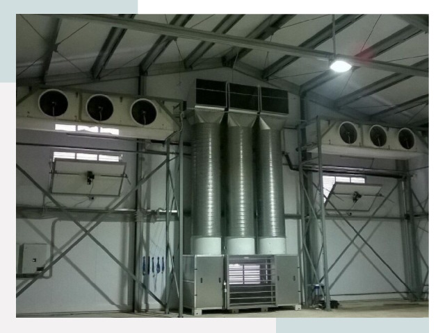 Инженерные системы для ангаров в Партизанске