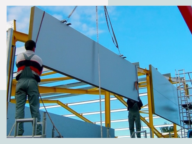 Монтаж сэндвич-панелей в Партизанске от 644 руб.